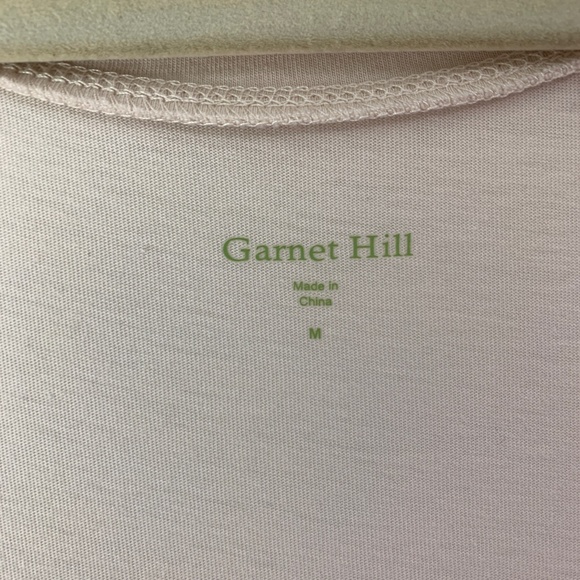 Garnet Hill 3-D Floral Embellished Cotton Tank Dress Beige Sz M - Picture 8 of 13